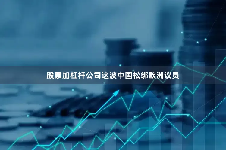 股票加杠杆公司这波中国松绑欧洲议员