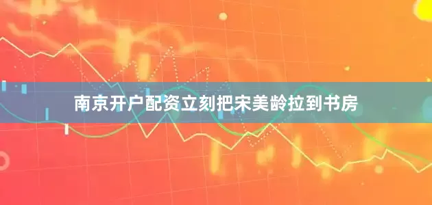 南京开户配资立刻把宋美龄拉到书房
